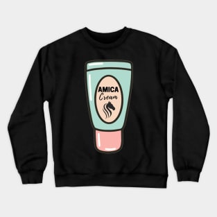 AMICA cream Crewneck Sweatshirt